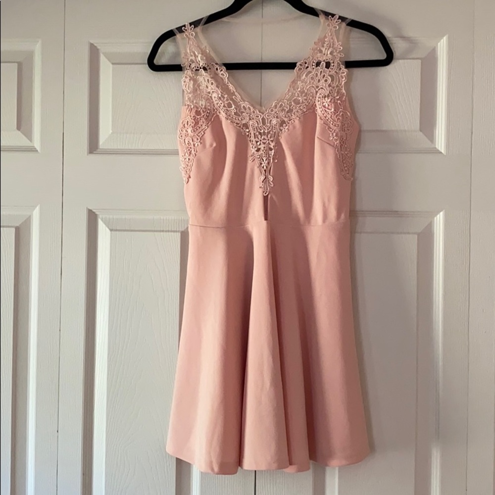 NWT pink lace dress